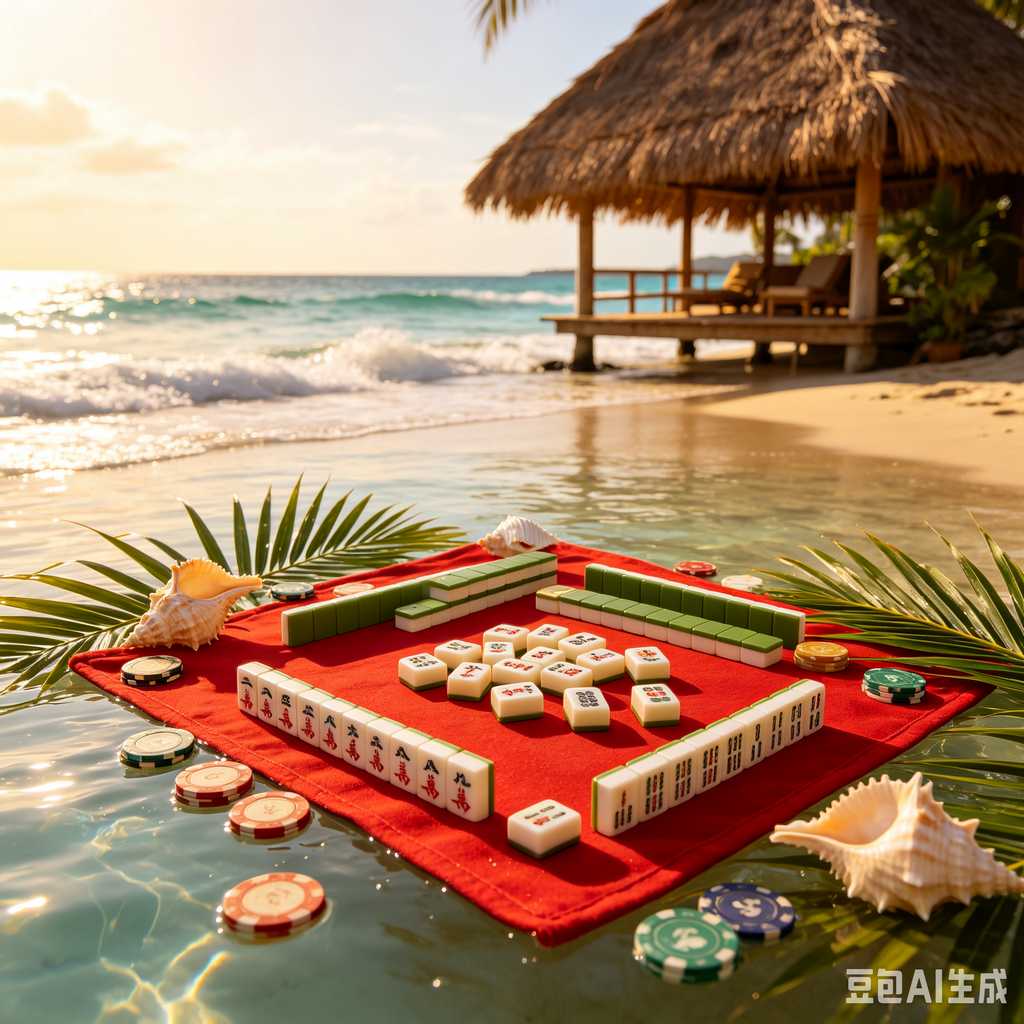 mahjong set for home entertainment