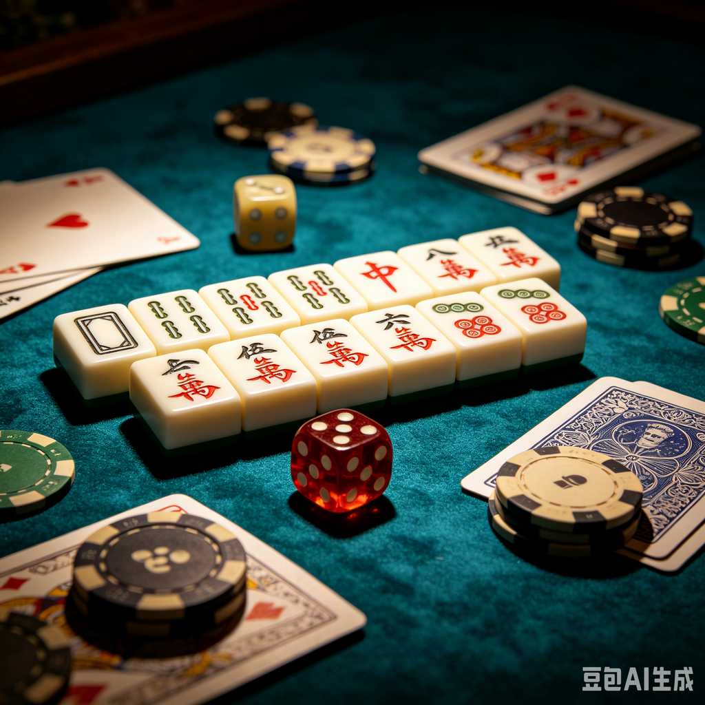 small portable mahjong set